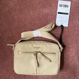 KNOMO Crossbody Bag Beige NWT